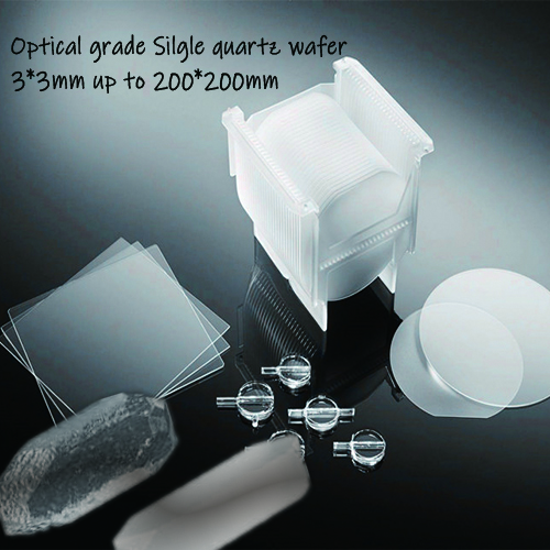 Optical grade single quartz wafer